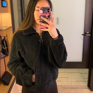 Abercrombie and Fitch Sherpa Half Zip